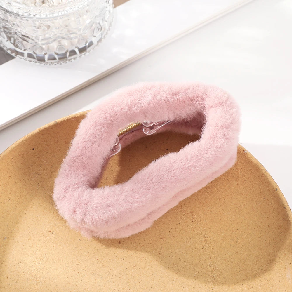 Pinzas para el cabello de peluche