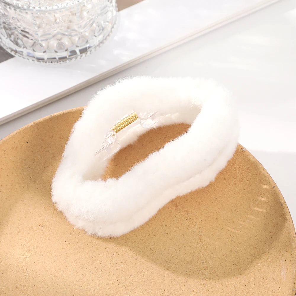 Pinzas para el cabello de peluche