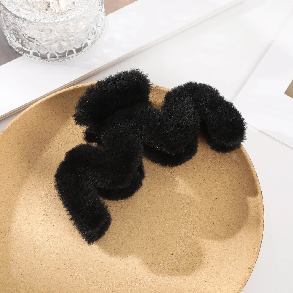 Pinzas para el cabello de peluche