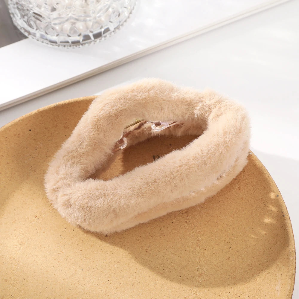 Pinzas para el cabello de peluche