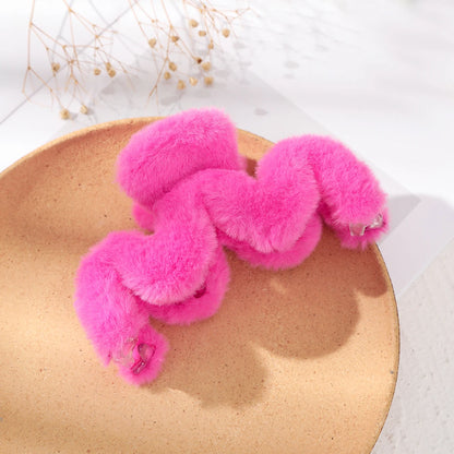 Pinzas para el cabello de peluche